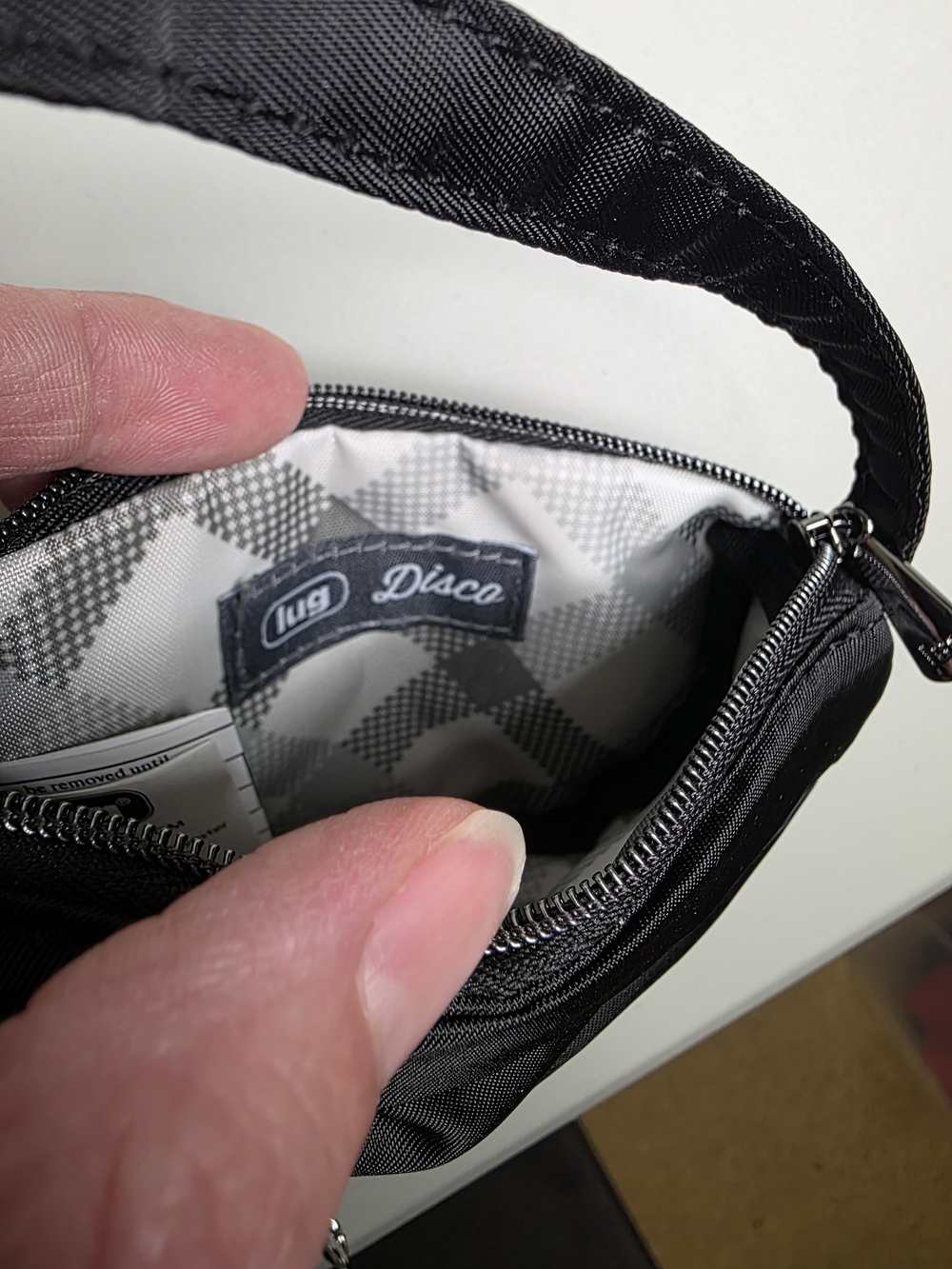 lug Black Quilted Mini Wristlet Pouch - Picture 8 of 8